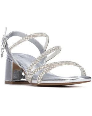 Xti Block Heel Sandals - White