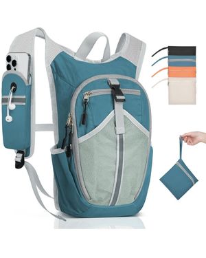 Aronkl Lightweight Foldable Packable Hiking Backpack - Blue