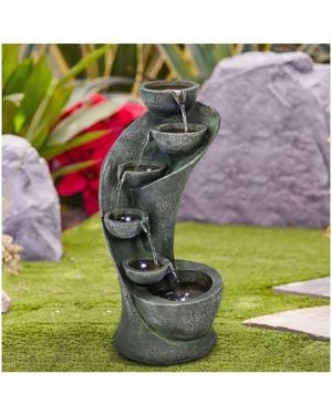Sunjet 23.6" Outdoor Water Fountain - Green