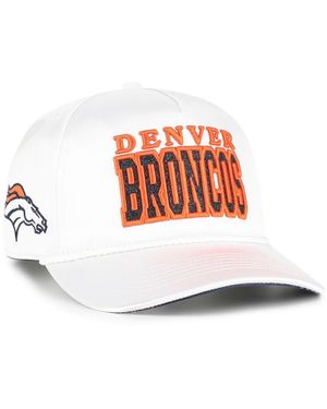 '47 Denver Broncos Outspoken Hitch Adjustable Hat - White