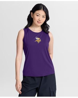 Fanatics Minnesota Vikings Draped Meshâ Back Performance Tank Top - Purple