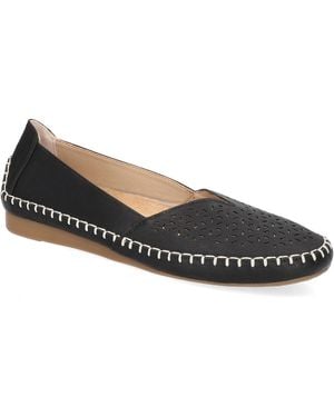 Easy Street Amity Slip-on Flats - Black