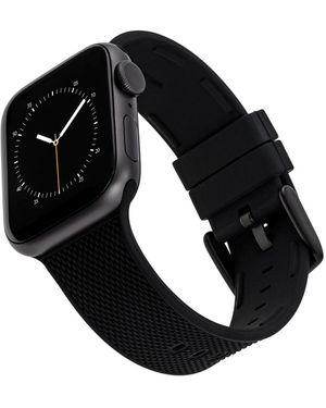 WITHit Textured Silicone Band Designed For Apple Watch 42mm (series 1-3 Only - Black