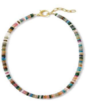 ALV Jewels Gemstone Beaded Necklace - Metallic