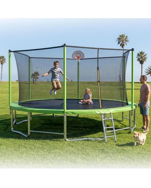 Zeny Upgraded Classic Trampoline - Blue