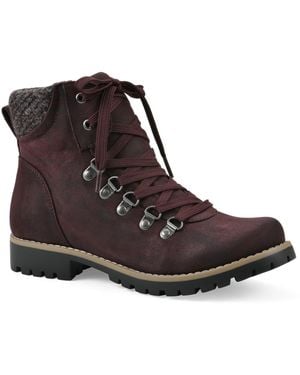 White Mountain Primed Lace-up Boot - Brown
