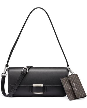 Calvin Klein Ingrid Small Satchel Handbag - Black