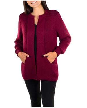 Simply Natural Alpaca Linda Ebel Cape - Red