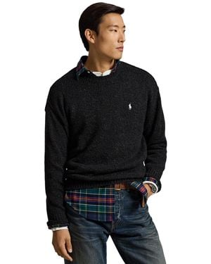 Polo Ralph Lauren Wool-blend Crewneck Sweater - Black
