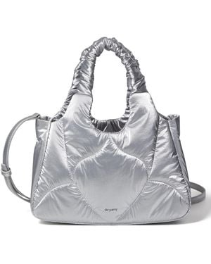 orYANY Half Moroccan Padding Medium Quilted Crossbody Handbag - Gray