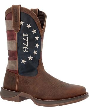 Durango Rebel America 250 Flag Western Boot - Brown