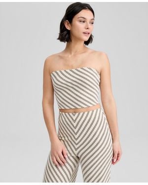 And Now This Smocked Tube Top - Gray