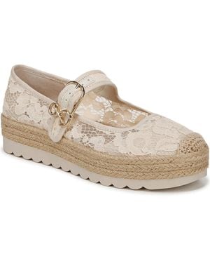 Sam & Libby Isla Mary Jane Espadrille Flats - White