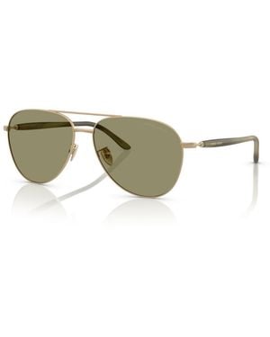 Giorgio Armani Pilot Sunglasses - Green
