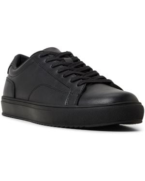 Call It Spring Kelloway Lace-up Round Toe Sneakers - Black