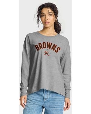 Fanatics Cleveland Browns Hometown Legacy Long Sleeve T-shirt - Gray