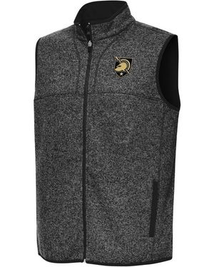 Antigua Army Black Knights Fortune Full-zip Vest - Gray