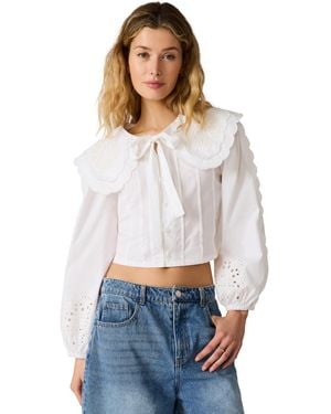 Steve Madden Wrenn Long-sleeve Top - Blue