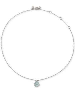 Kate Spade Golden Bloom Cubic Zirconia Flower Pendant Necklace - Natural
