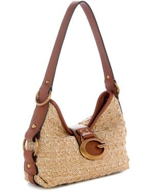 Guess Camden Large Shoulder Handbag - Natural