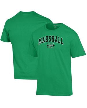 Champion Marshall Thundering Herd Arch Over Logo T-shirt - Green