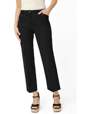 Olsen Mona Straight Casual Pants - Black