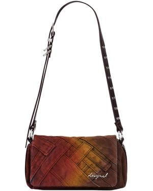 Desigual Denim Patch Bag - White