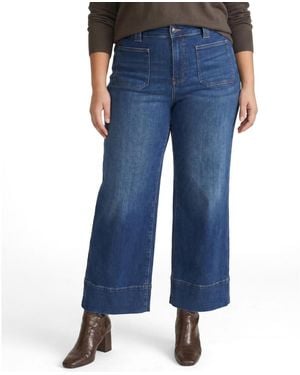 UNIVERSAL STANDARD Claudia High Rise Stretch Jeans - Blue