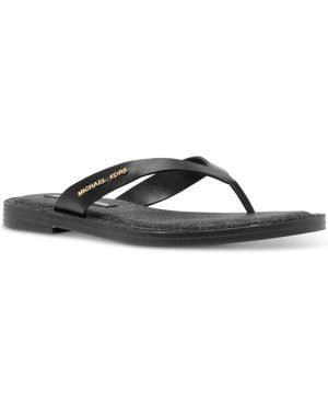 Michael Kors Koko Flip Flop Sandals - Black