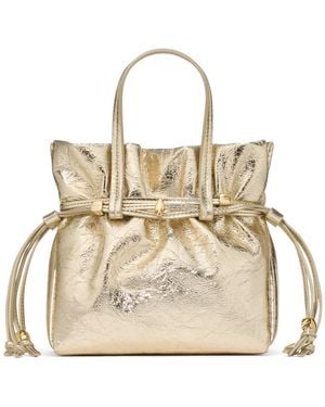 Kate Spade Rio Metallic Mini Tote Handbag - Natural