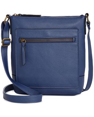 Style & Co. Hudsonn North South Crossbody - Blue
