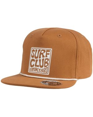 Binkybro Surf Club Snapback Hat - Brown