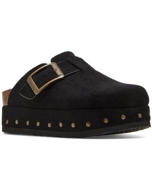 Madden Girl Luna Platform Slip-on Clogs - Black
