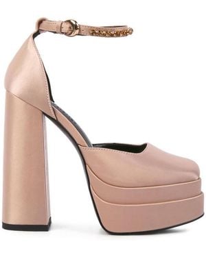 Rag & Co Martini Sky High Platform Sandals - White