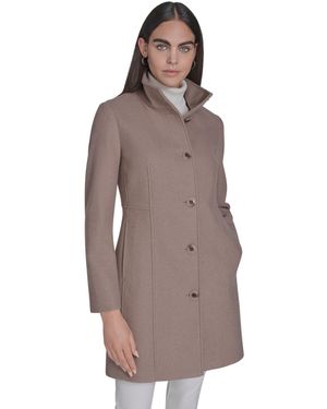 Calvin Klein Walker Coat - Brown