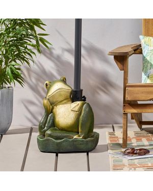 Streamdale Furniture Frog Prince Umbrella Base - Green