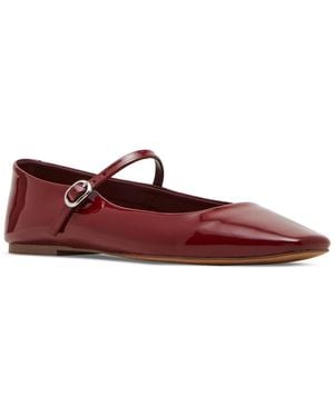 Steve Madden Maple Mary Jane Flats - Red