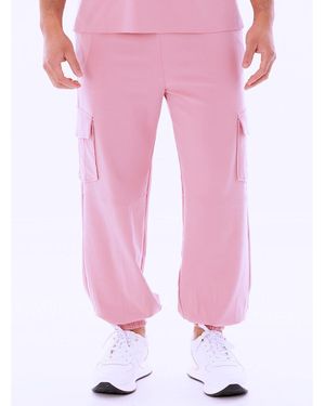 DAI MODA Dm Core Cargo jogger - Pink