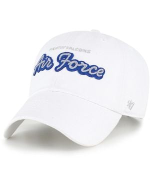 '47 Air Force Falcons Trendy Script Adjustable Baseball Cap - White