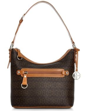 Giani Bernini Block Signature Hobo - Brown