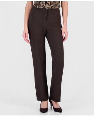 Kasper Lily Mid-rise Straight Trouser - Black