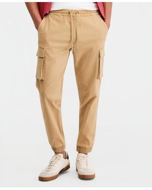 Sun & Stone Sun + Stone Garment-dyed Cargo jogger Pants - Red