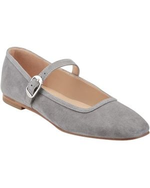 Marc Fisher Garissa Mary Jane Ballet Flats - Gray