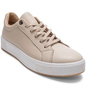 Forever & Always Shoes Pallen Leather Casual Sneaker - White