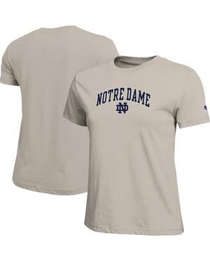 Champion Notre Dame Fighting Irish Arched Over Logo T-shirt - Gray