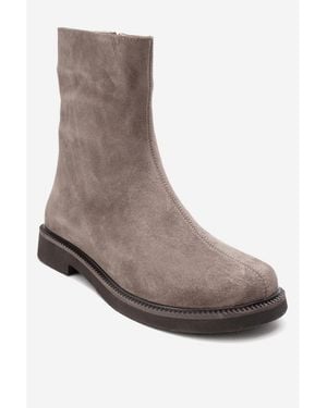 Forever & Always Shoes Lucano Leather Ankle Boot () - Brown
