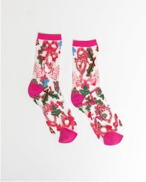 Sock Candy Balletcore Sheer Sock - Pink