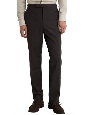Reiss Dream Side-adjuster Tailored-fit Wool-blend Pants - Black