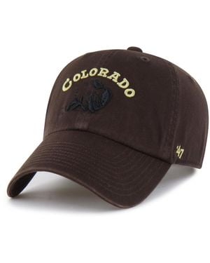 '47 Colorado Buffaloes Vault Clean Up Adjustable Curved Bill Hat - Brown