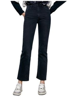 Hey Joanie Activity Grrrl High Rise Kick Crop Jeans - Black